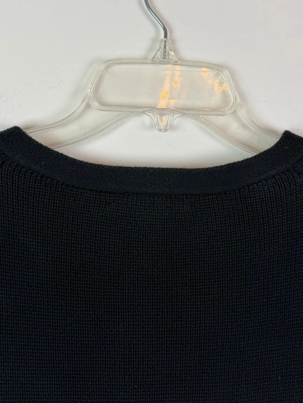 J. Crew Emilie Sweater Lady Jacket in Black Cotton Knit Size M